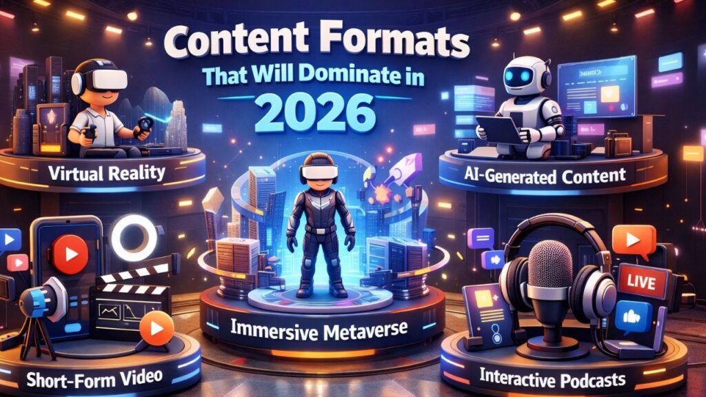 Content Formats That Will Dominate in 2026