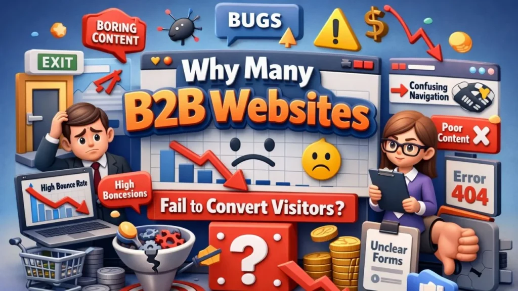 Why Many B2B Websites Fail to Convert Visitors?